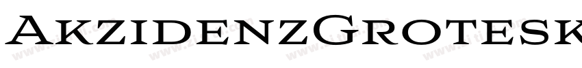 AkzidenzGroteskCE Bo字体转换